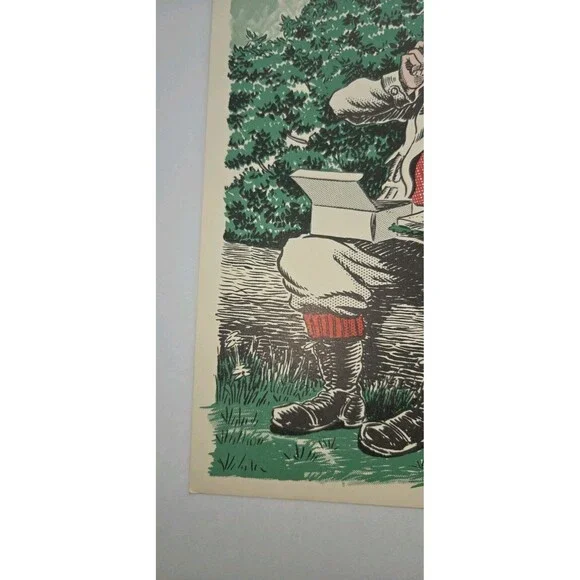 NRA Vintage/ANTIQUE poster From 1946 Be Sure Of Your Target RARE In Great Cond